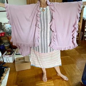 Ruffled  wrap/shawl